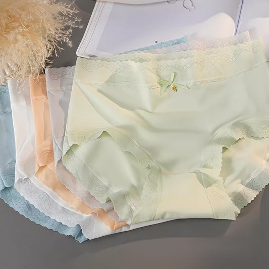 LaceBloom Soft Stretch Panties – Pack of 4