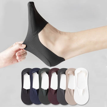 Invisible Grip No-Show Loafer Socks - Pack of 5