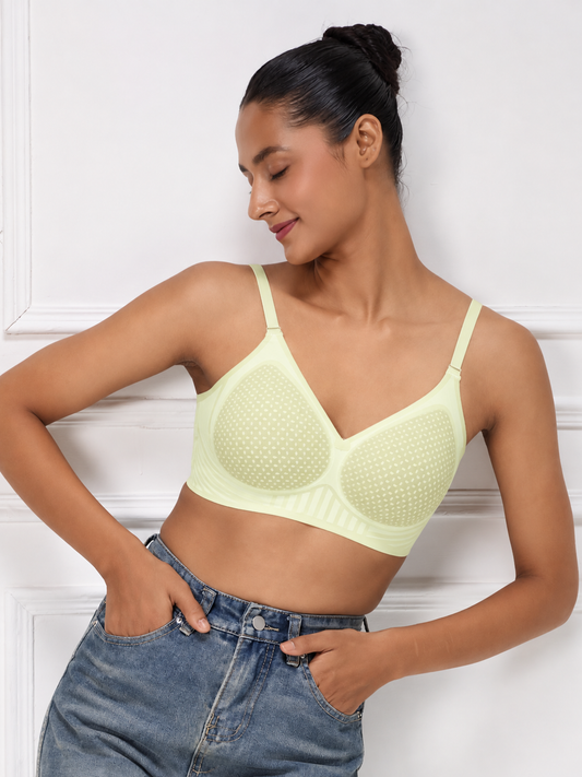 Airlume Petal Support Bra