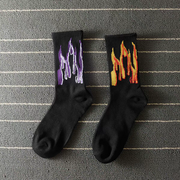 Blaze Drip Graphic Crew Socks – Pack of 3
