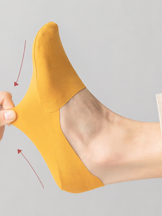 Invisible Grip No-Show Loafer Socks - Pack of 5
