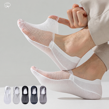 SheerStep Invisible Mesh Comfort Socks - Pack of 5