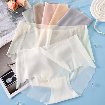 CloudSilk Seamless Scallop Panties – Pack of 6