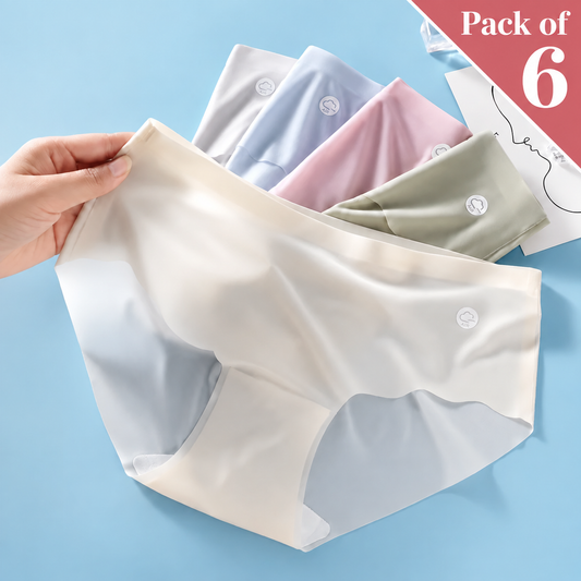 CloudSilk Seamless Scallop Panties – Pack of 6