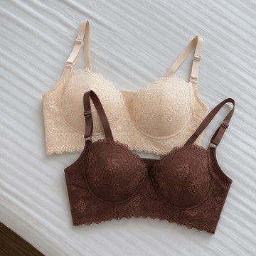 Velour Bloom Lace Contour Bra
