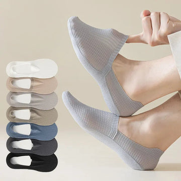 BreathEase Mesh-Lined Comfort Socks - Pack of 5