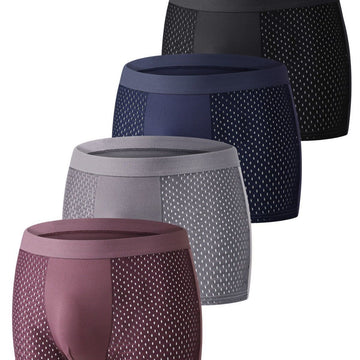 AeroFlex Breathable Mesh Boxer Briefs – Pack of 4
